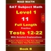 2018 SAT Subject Level 1 Book B Tests 12-22