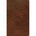 ESV Thinline Bible, Red Letter (Full Grain Leather, Saddle Brown)