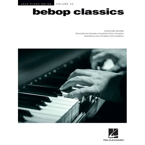 Bebop Classics: Jazz Piano Solos Series Volume 52