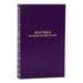 KJV Holy Bible: Pocket New Testament with Psalms and Proverbs, Purple Softcover, Red Letter, Comfort Print: King James Version