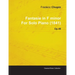 Fantasie in F Minor by Frèdèric Chopin for Solo Piano (1841) Op.49