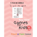 UnScramble To Find the word Games for Kids: Age 6-10: NEVER BORED Paper & Pencil Games -- Kids Activity Book, Blue - Find the Words - Fun Activities f