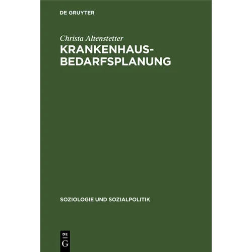 Krankenhausbedarfsplanung: Was Brachte Sie Wirklich?