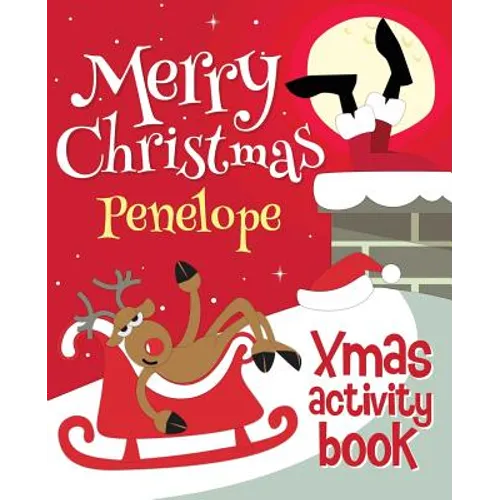 Merry Christmas Penelope - Xmas Activity Book: (Personalized Children's Activity Book)
