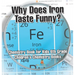 Why Does Iron Taste Funny? Chemistry Book for Kids 6th Grade Children's Chemistry Books