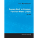Sonata No.2 in G Minor by Felix Mendelssohn for Solo Piano (1821) Op.105