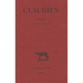 Claudien, Oeuvres. Tome I: Le Rapt de Proserpine