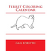 Ferret Coloring Calendar
