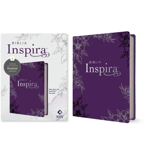 Biblia Inspira Ntv Con Filament (Tapa Dura de Sentipiel, Lavanda)