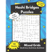 Hashi Bridges Puzzles Mixed Grids: Large Bridges Puzzles for adults (solutions included)