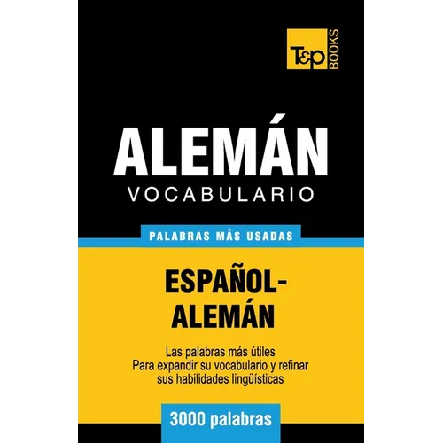 Vocabulario español-alemán - 3000 palabras más usadas