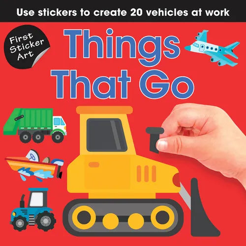First Sticker Art: Things That Go