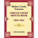 Bledsoe County, Tennessee Circuit Court Minute Book, 1834-1841