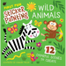 First Fun Sticker Painting: Wild Animals: 12 Colorful Creatures to Create
