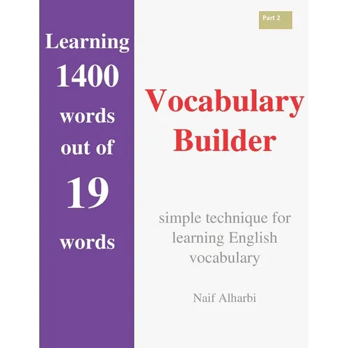 Vocabulary Builder: Learning 1400 words out of 19 words