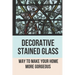 Decorative Stained Glass: Way To Make Your Home More Gorgeous: Decorative Stained Glass Designs