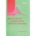 Statistics for the Quality Control Chemistry Laboratory