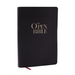 The Open Bible: Read and Discover the Bible for Yourself (Nkjv, Black Leathersoft, Red Letter, Comfort Print, Thumb Indexed)
