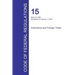 Code of Federal Regulations Title 15, Volume 1, January 1, 2016