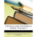Critical and Historical Essays, Volume 1