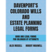 Davenport's Colorado Wills And Estate Planning Legal Forms