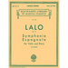 Symphonie Espagnole Op. 21 Violin and Piano Sheet Music Edouard Lalo Schirmer Library of Classics Volume 1236 Essential Solo Repertoire for Advanced V