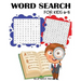 Word Search for Kids 6-8