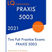 PRAXIS 5003: Two Full Practice Exam - Updated Exam Questions - Free Online Tutoring
