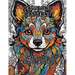Paws and Patterns: Canine Zen Coloring Creations