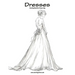Dresses Coloring Book for Grown-Ups 1