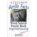 Circle It, Gorilla Facts, Word Search, Puzzle Book