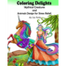 Adult Coloring Delights Mythical Creatures and Animals Design for Stress Relief: Dragons, Fairies, and Fantasy animals