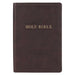 KJV Bible Giant Print Full-Size (Faux Leather, Espresso Brown)