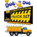 Dot to dot construction TRUCK Set Coloring book for kids: A Fun Dot To Dot Book Filled With Dump Trucks, Garbage Trucks, Digger, Tractors and More