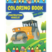 Construction Vehicles Coloring Book For Kids: Fun Activity Books for Boys Girls Toddlers ages 2-4 4-8 with Trucks Diggers Tractors Cranes