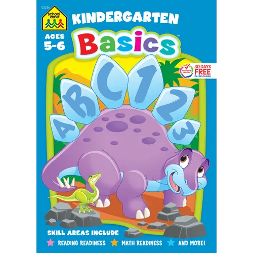 School Zone Kindergarten Basics 64-Page Workbook