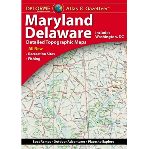 Delorme Atlas & Gazetteer Maryland/Delaware