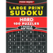 Large Print Sudoku: Hard 100 Sudoku Puzzles - One Puzzle Per Page with Solutions