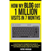 How My Blog Got 1 Million Visits In 7 Months: A practical and straightforward guide to increasing traffic to your blog in your spare time - and withou