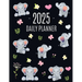 Baby Elephant Planner 2025: Cute Daily Organizer for 2025 (12 Months) Funny Jungle Animal Scheduler with Yellow Butterflies, Flowers & Pink Hearts