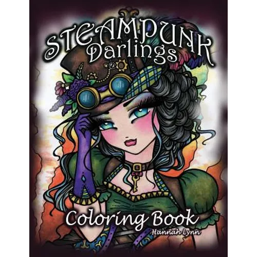 Steampunk Darlings Coloring Book