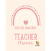 YOU ARE AMAZING Teacher Planner: Pink Teacher Planner with Rainbow (Birthdays / Helpful Hints / Important Dates / Class Snapshot / Yearly Calendar / S