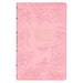 KJV Holy Bible, Gift Edition King James Version, Faux Leather Flexible Cover, Light Pink Floral