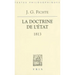 J.G. Fichte: La Doctrine de l'Etat (1813)