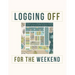 Logging Off For The Weekend: Log Cabin Quilt Block Notebook
