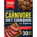 The Complete Carnivore Diet Cookbook For Beginners: Discover 2000 Days of High-Protein, Low-Carb Recipes for Weight Loss, Reducing Inflammation, and A