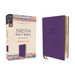 Nrsvue, Holy Bible, Personal Size, Leathersoft, Purple, Comfort Print