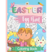 Easter Egg Coloring Book: Easter Bunny And Egg Hunt Coloring Book For Kids Ages 4 to 8, Plus 10 Cut Out Easter Eggs Designs.