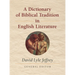 A Dictionary of Biblical Tradition in English Literature