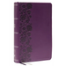 KJV Holy Bible: Large Print Single-Column with 43,000 End-Of-Verse Cross References, Purple Leathersoft, Personal Size, Red Letter, Comfort Print: Kin